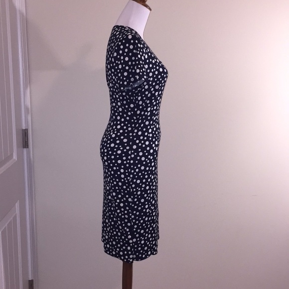 🆕NWT Notations Petite Polka Dot Faux wrap dress - Picture 3 of 8